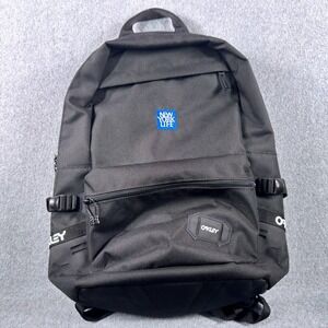 Oakley Backpack Black New York Life Laptop‎ School Travel Book Bag Excellent
